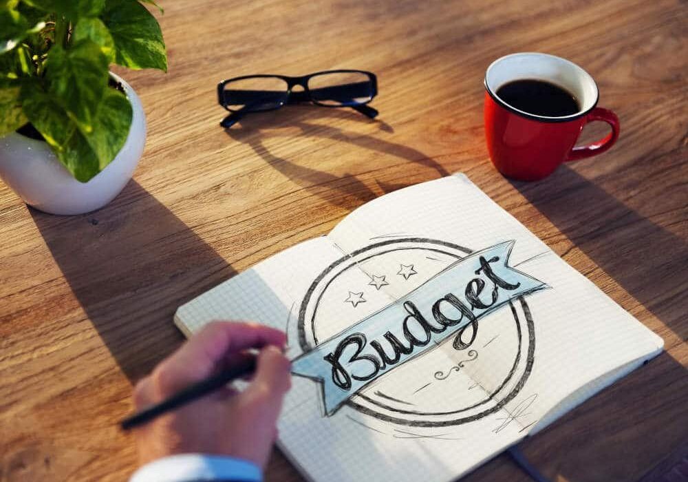 Businessman Brainstorming About Budget