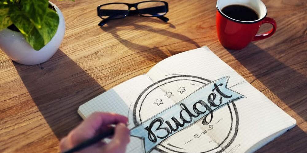 Businessman Brainstorming About Budget