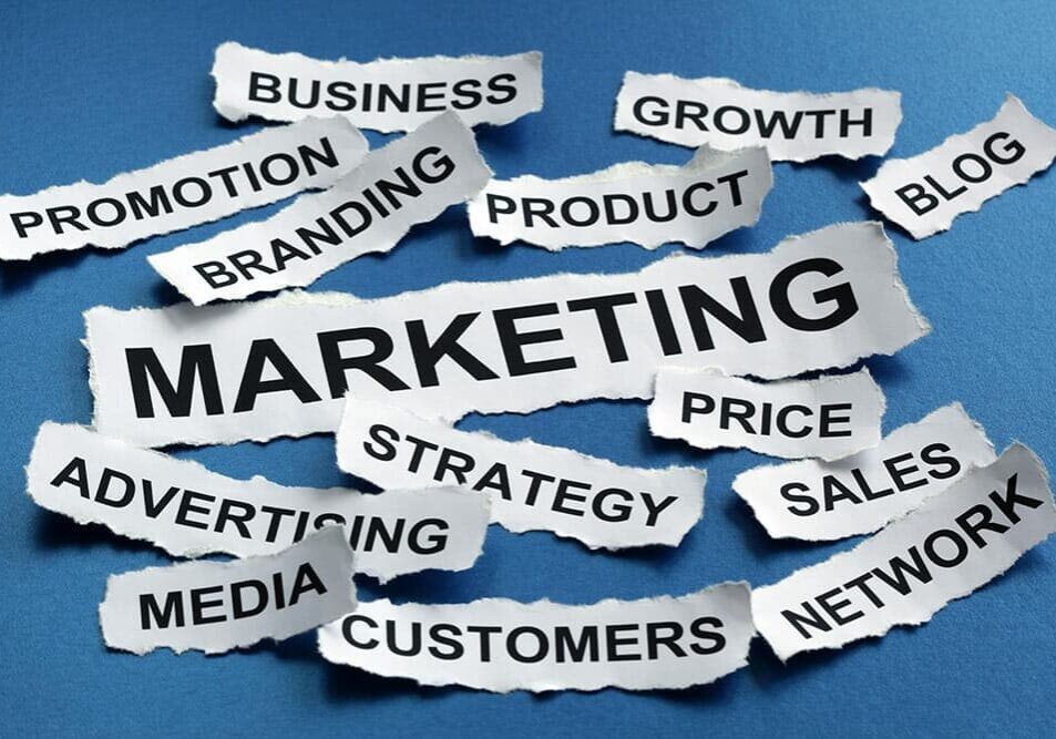 Marketing word cloud