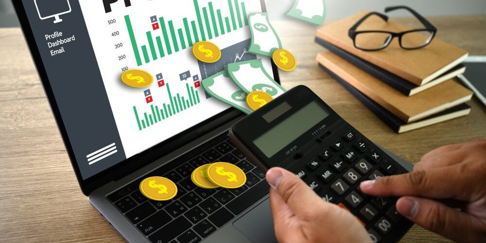 PPC - Pay Per Click concept Businessman