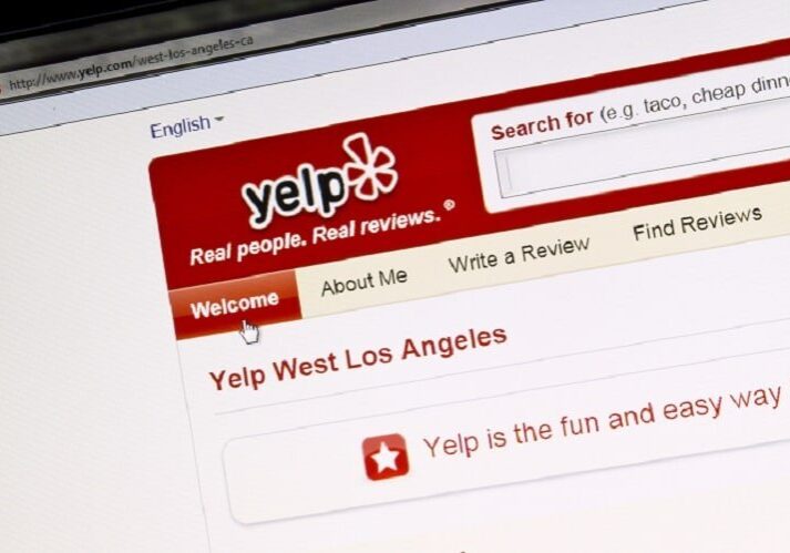 Yelp Homepage